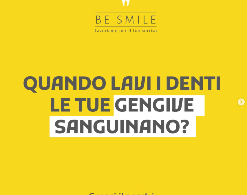 infografica sanguinamento gengive