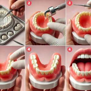 FOTO Come si fa la dentiera?