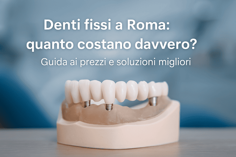 Denti fissi a Roma: quanto costano davvero? Guida ai prezzi e soluzioni migliori